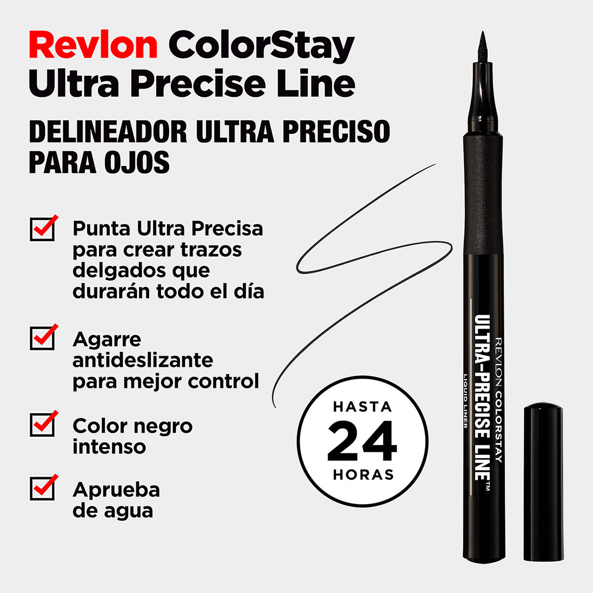 Delineador Para Ojos Revlon Ultra-Precise Line&trade; Blackest Black image number null