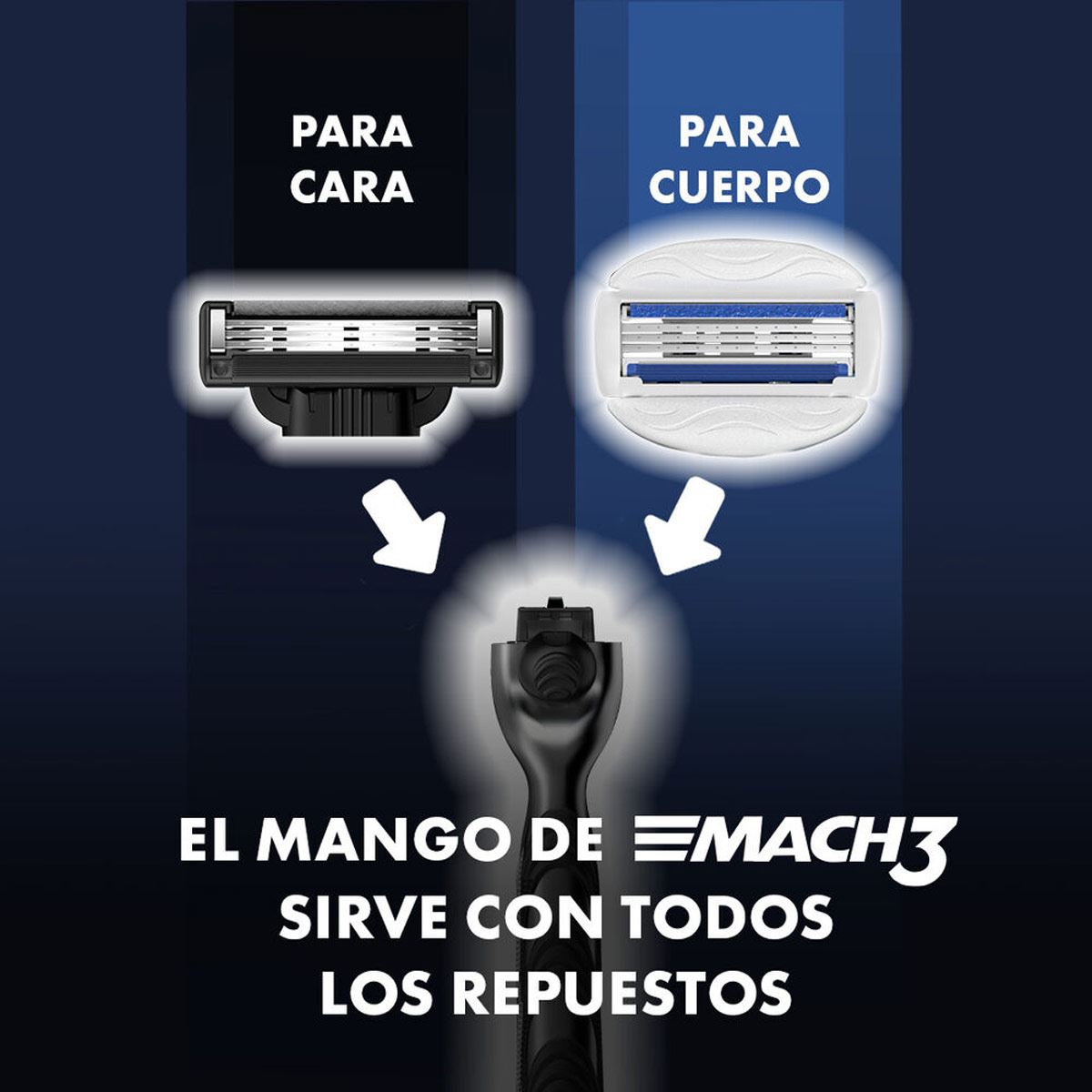 Gillette Mach3 Carbono Repuesto para Rastrillo de Afeitar con Carbón Activado 2 unidades image number null