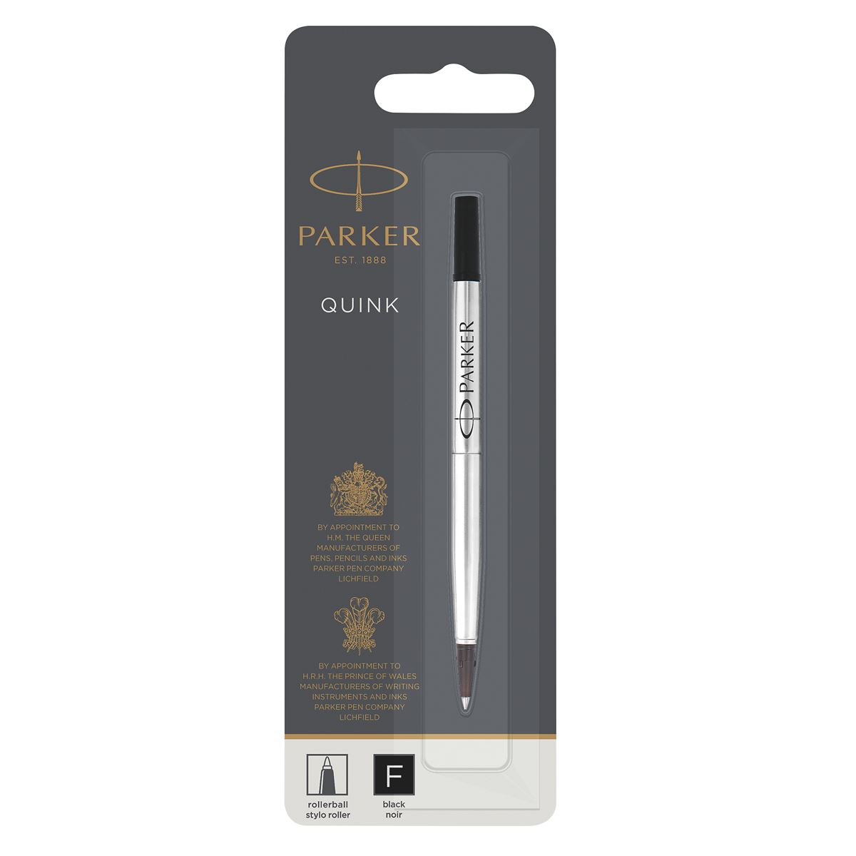 Parker Refill Roller Ball F Black BL1 image number null