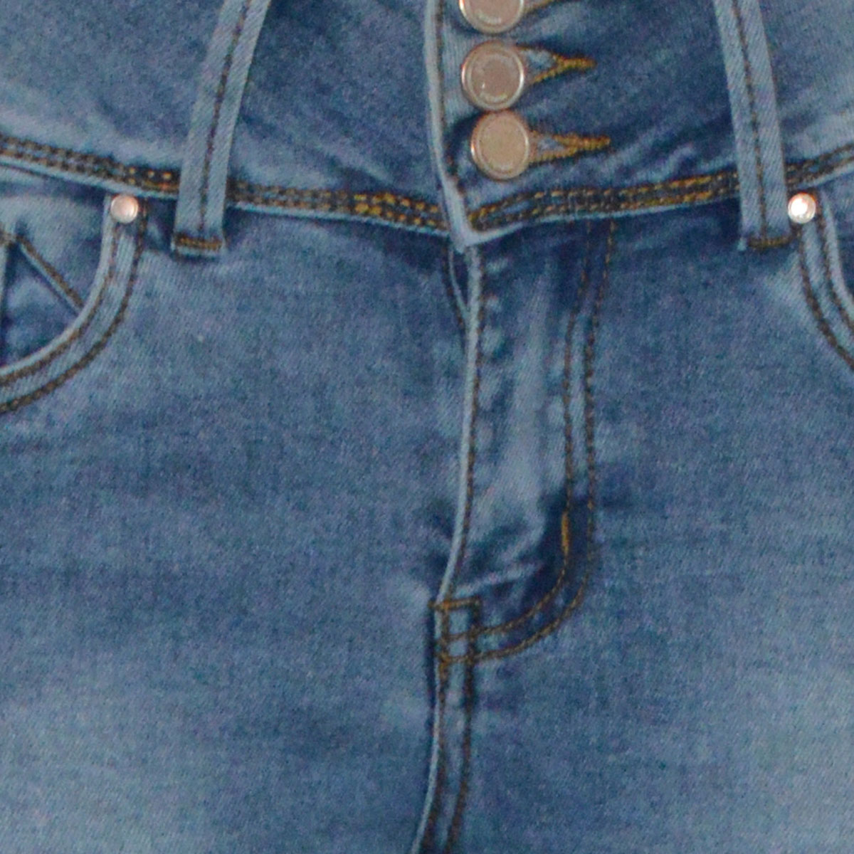 Jeans Liso Skinny De Pretina Ancha Philosophy para Mujer image number null