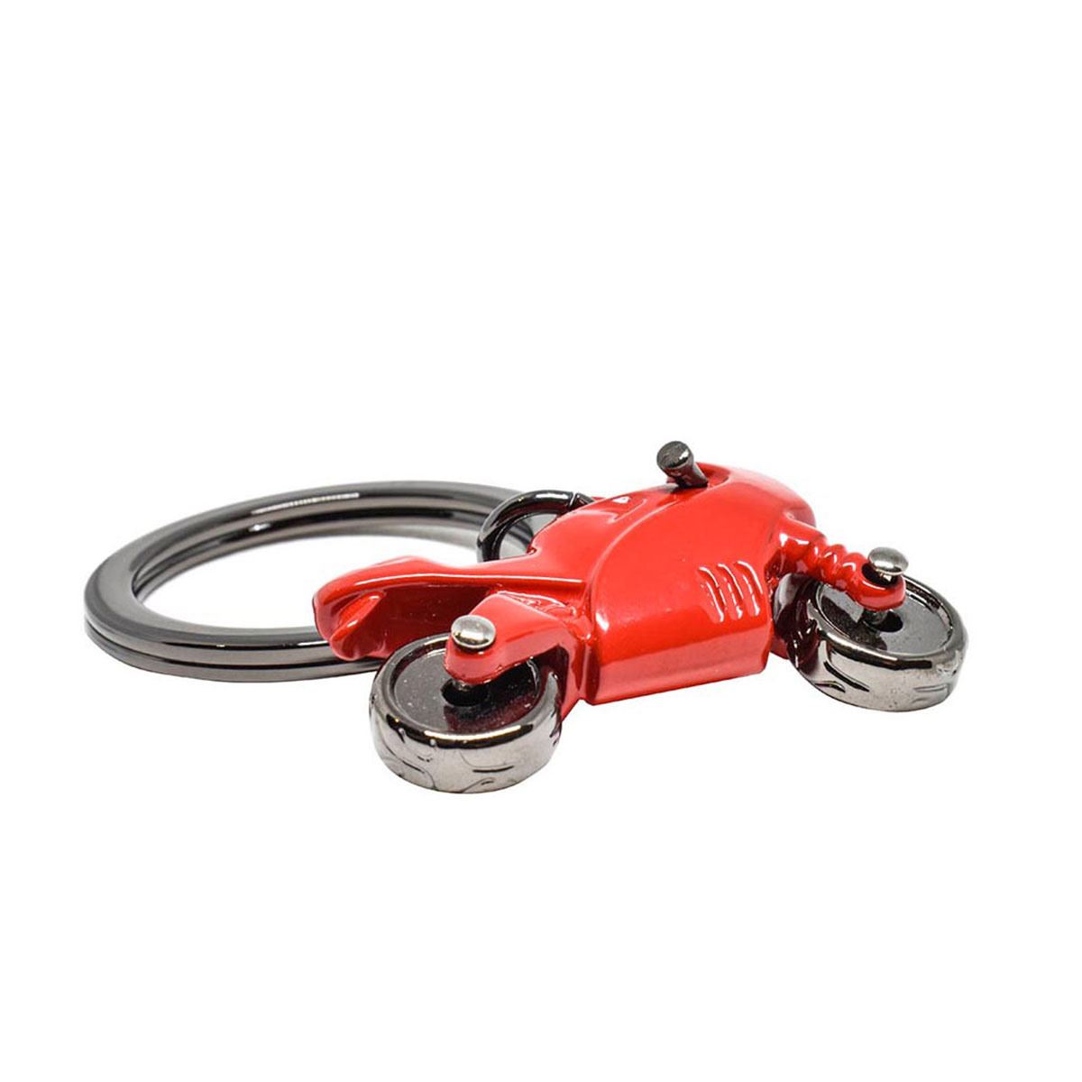 Llavero metálico moto roja 06-mt05 image number null