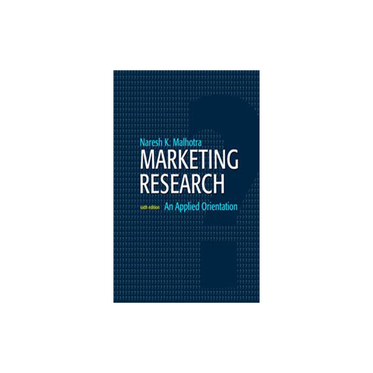 Marketing Research: An Applied Orientation, 6/E image number null