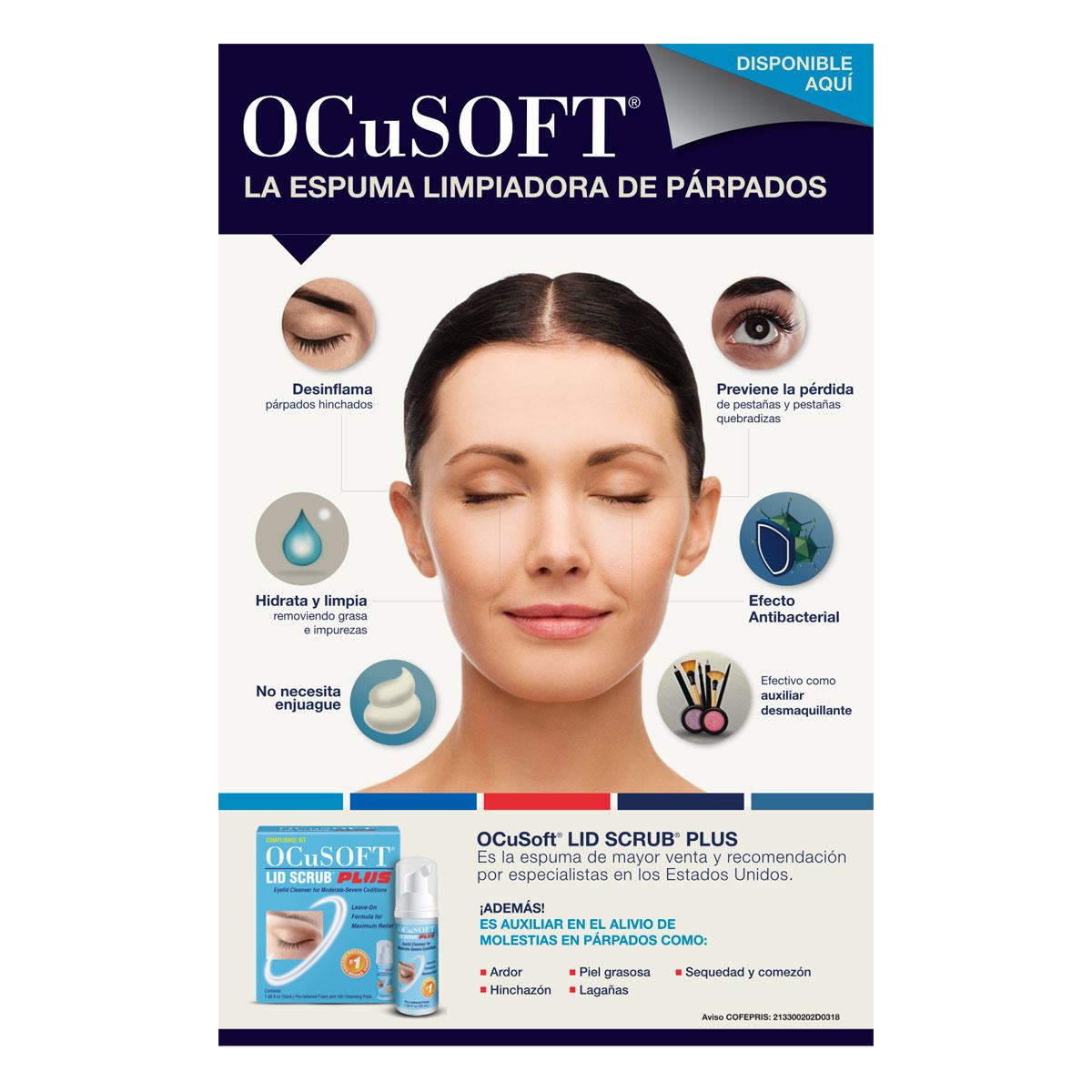 OCuSOFT® Espuma Limpiadora para Párpados image number null
