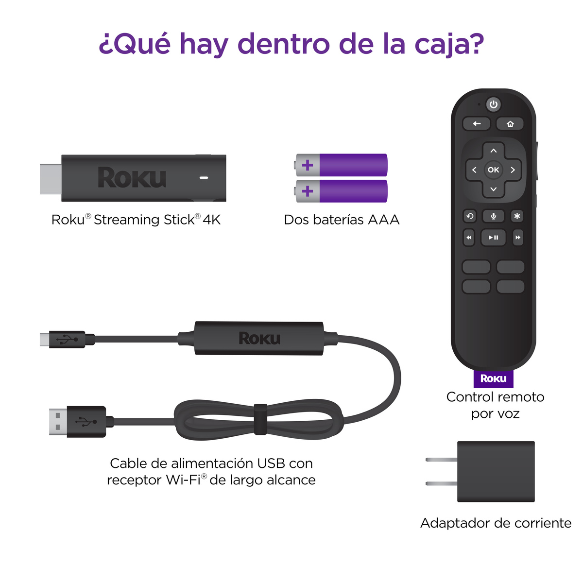 Dispositivo Roku Streaming Stick 4K image number null