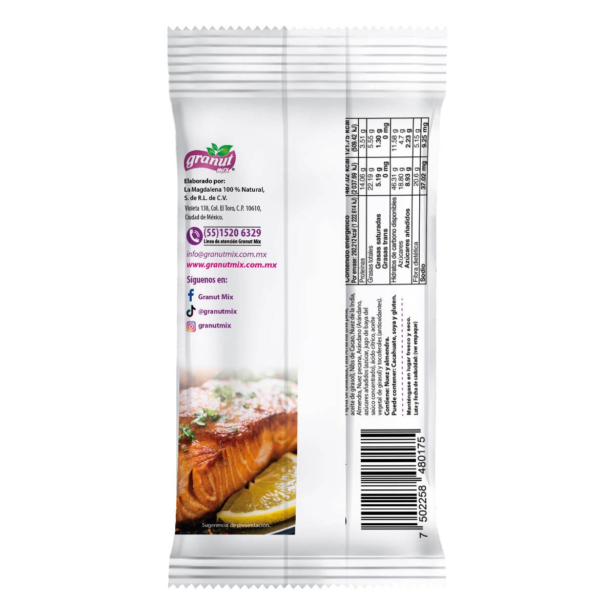 Mezcla de Semillas Horneado/Deshidratado Granut Mix Energy 60 g image number null