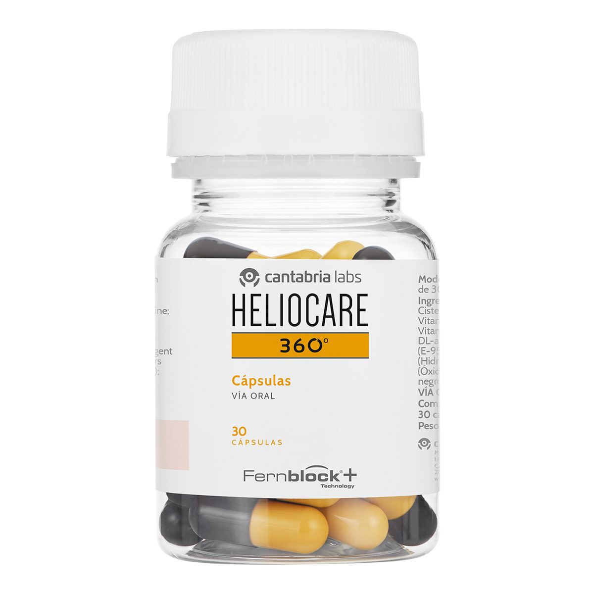 Fotoprotecci&oacute;n T&oacute;pica 30 C&aacute;psulas Heliocare 360&deg; image number null