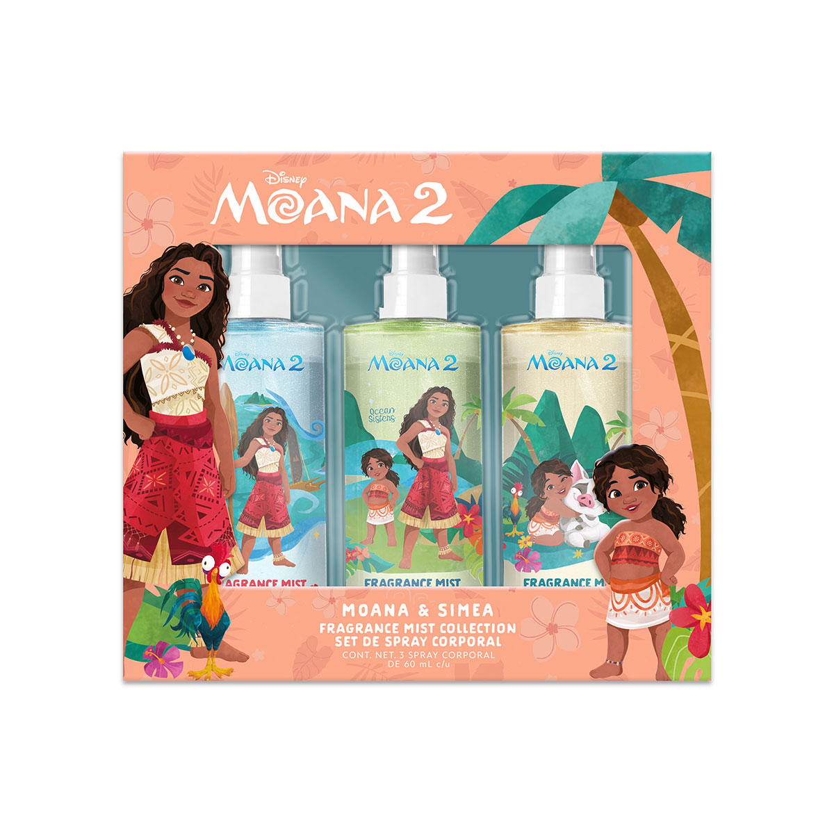 Set 3 Fragance Mist con Glitter Moana 2 60ml image number null