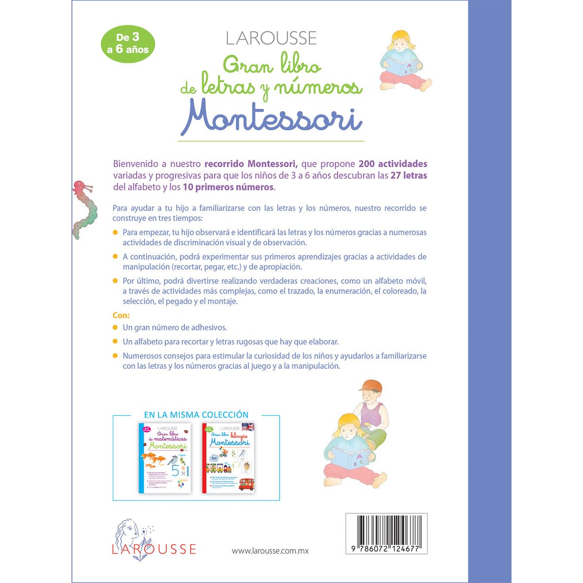 Gran libro de letras y números Montessori image number null