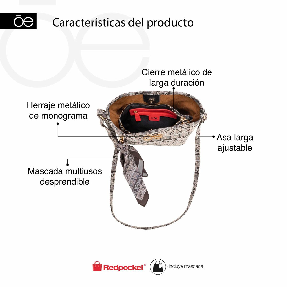 Bolso Cross Body Cloe Multicolor image number null