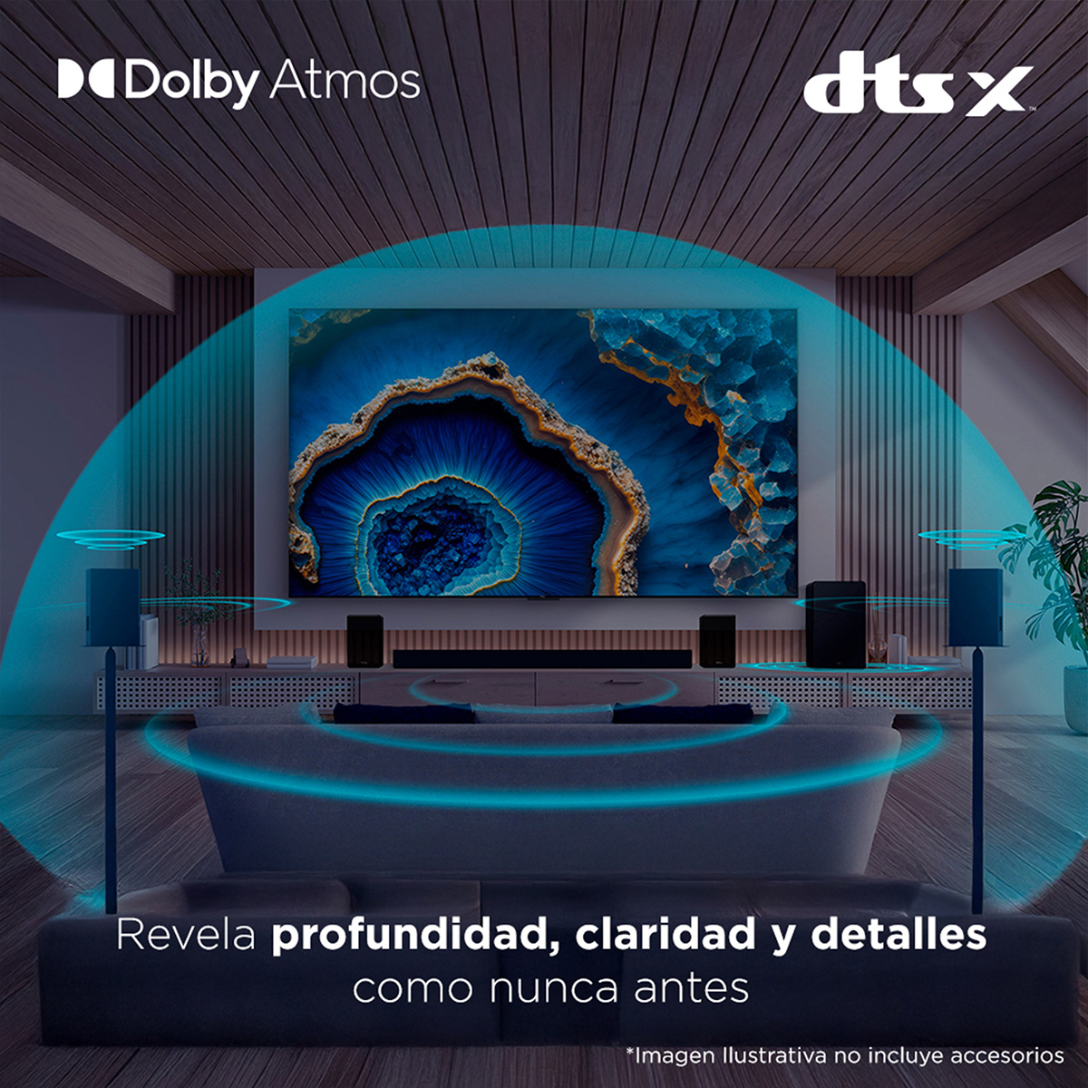 Barra de Sonido TCL Q85h 7.1.4 Canales image number null