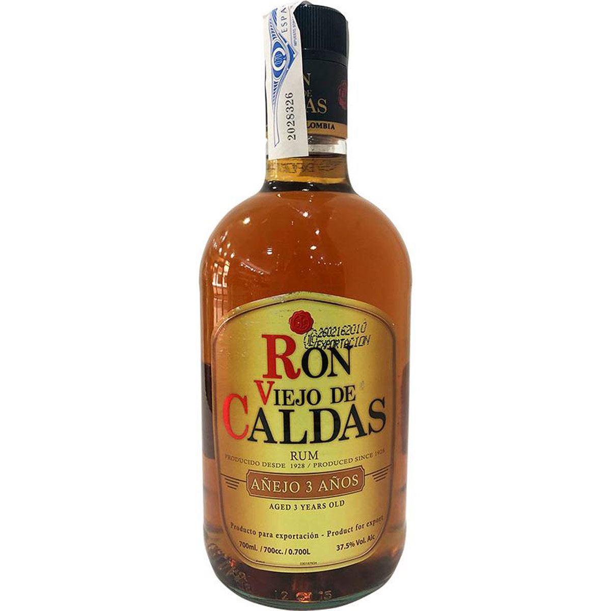Ron viejo de caldas 3 años 750 ml image number null