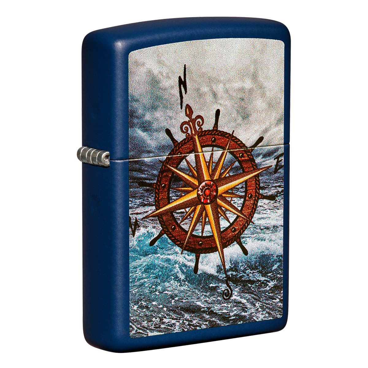 ENCENDEDOR ZIPPO AZUL MARINO MATE D image number null