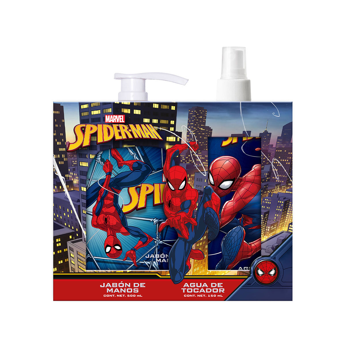 Set Jabón para Manos 500 ml + Body Mist Spiderman 150ml image number null