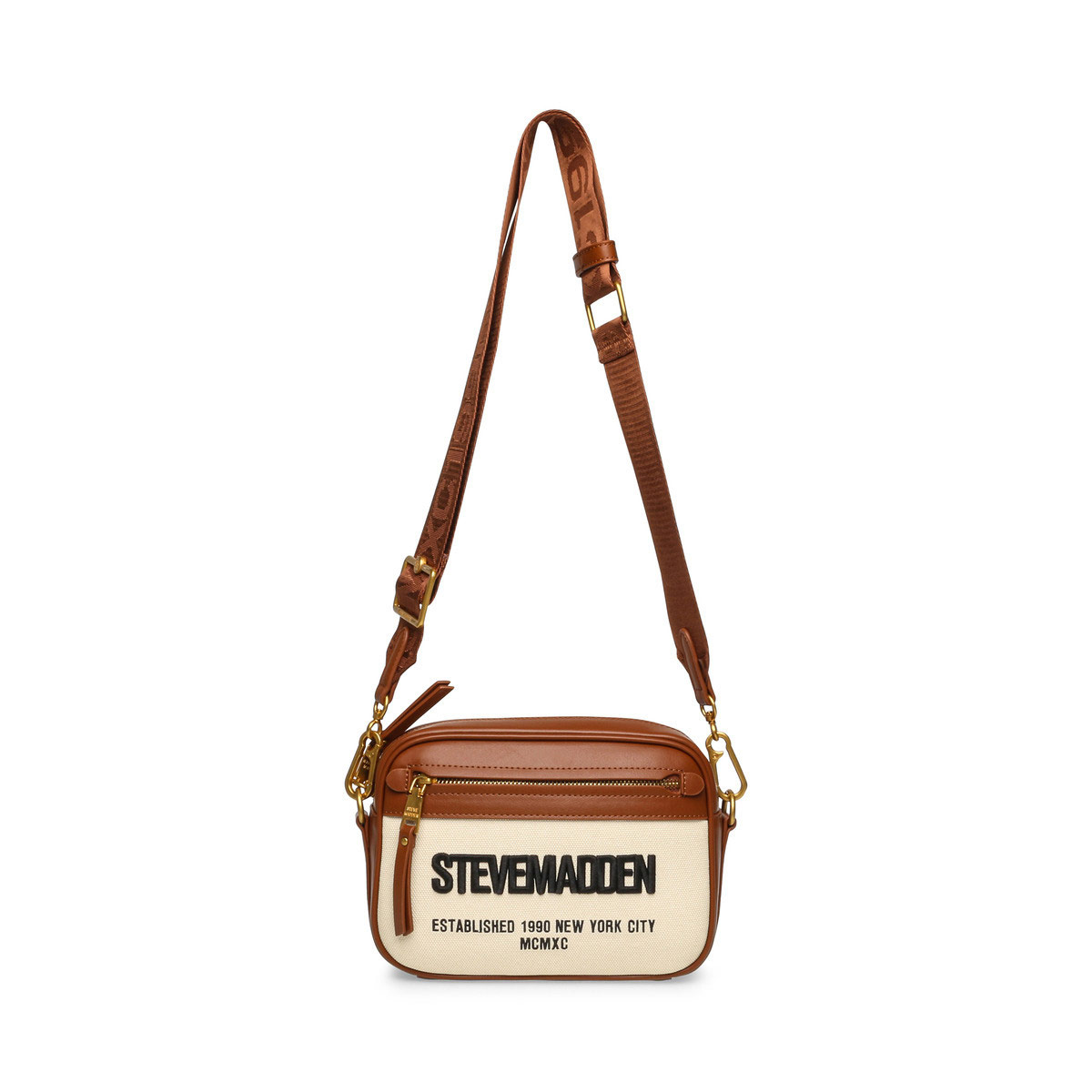 Bolsa Crossbody Steve Madden Baize Cognac para Mujer image number null