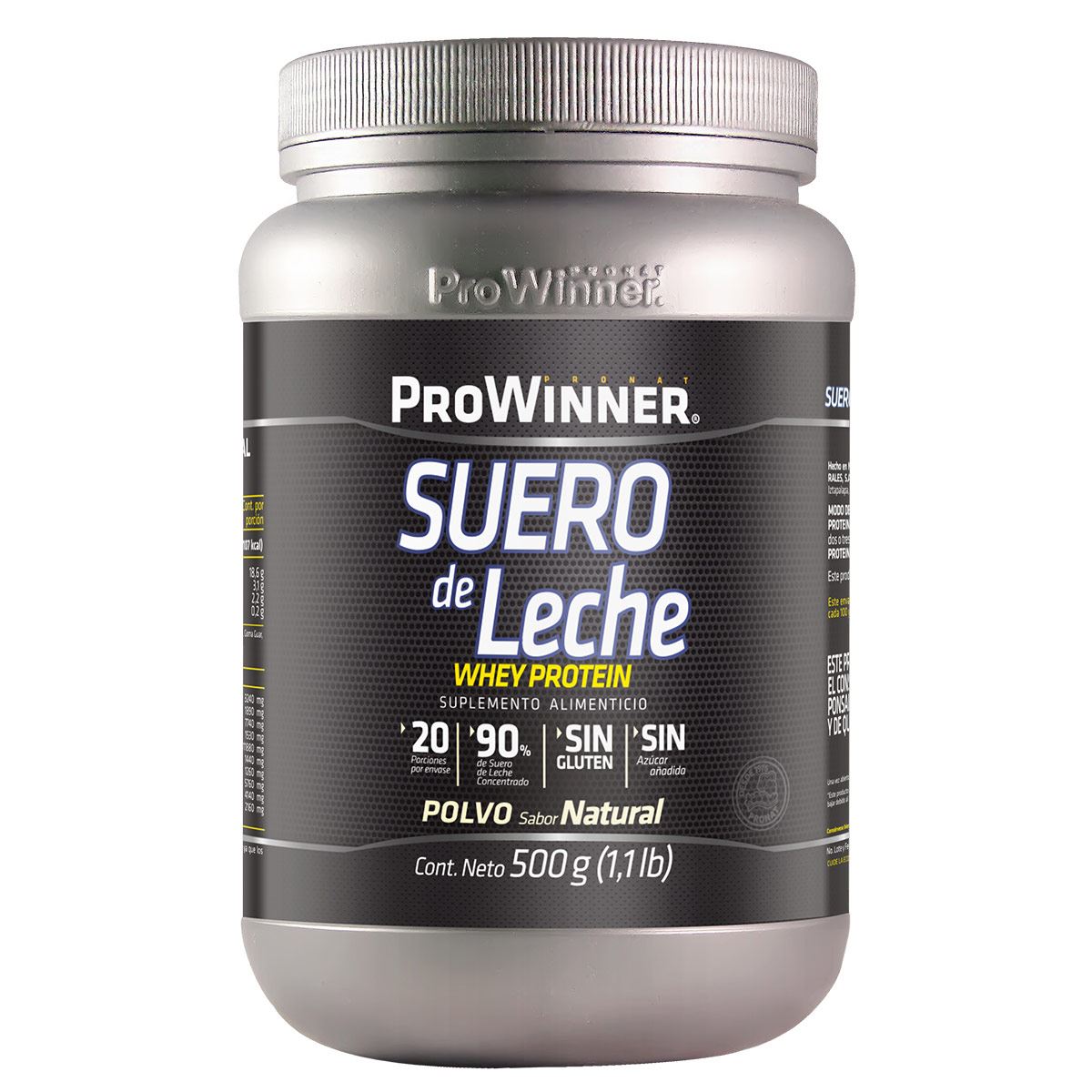 Suero de Leche Natural 500g image number null
