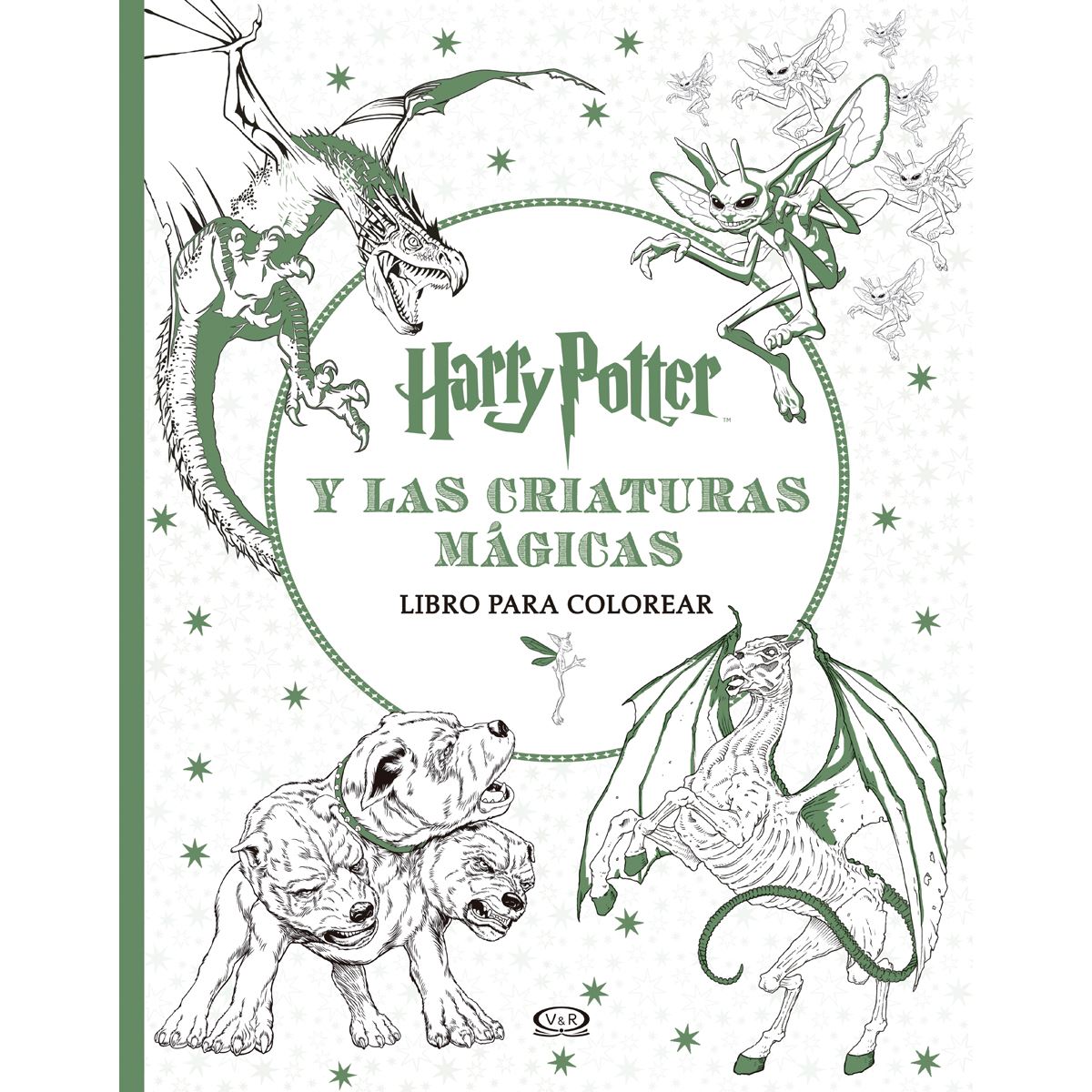 Harry Potter y las criaturas m&aacute;gicas libro para colorear image number null