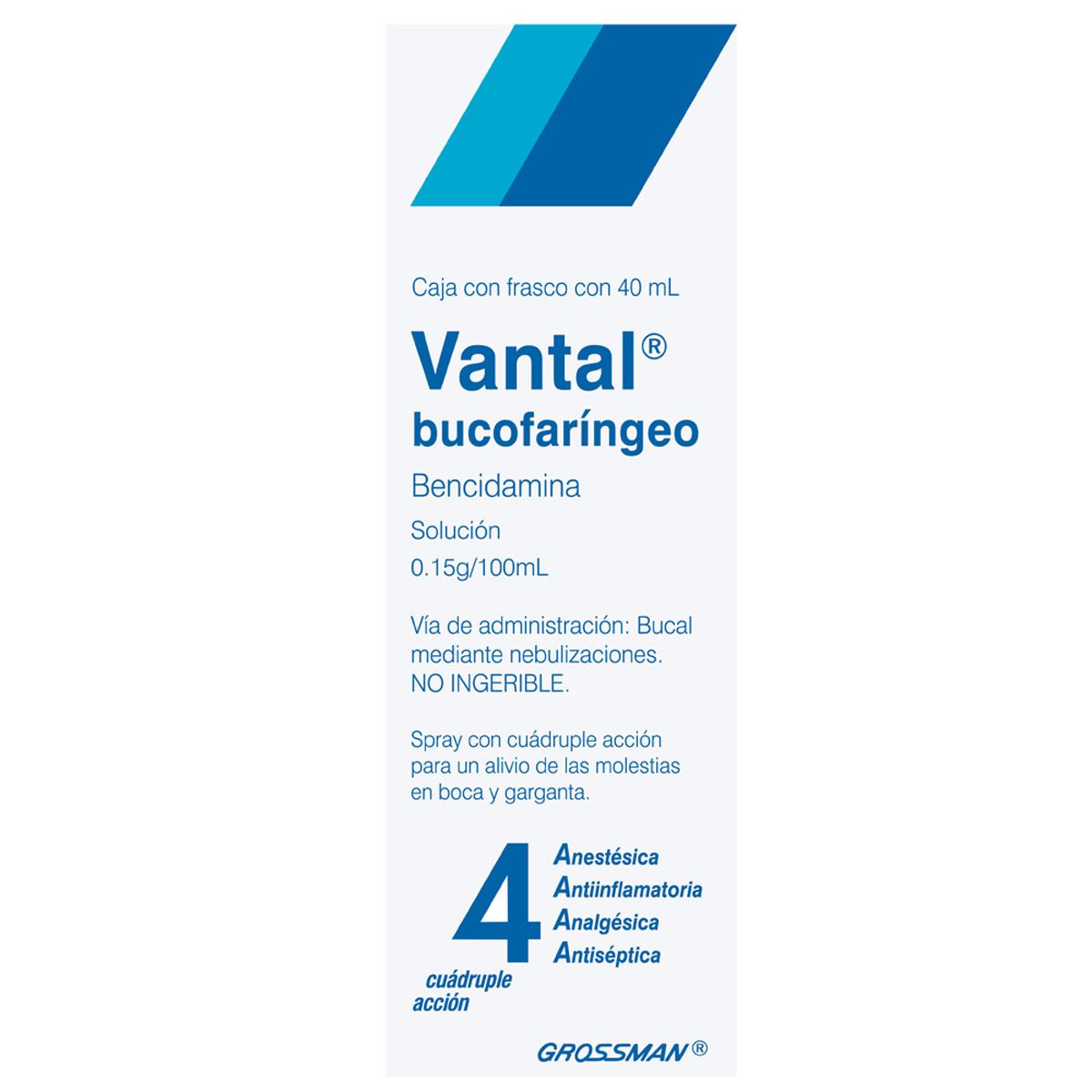 Vantal bucofaringeo spray image number null