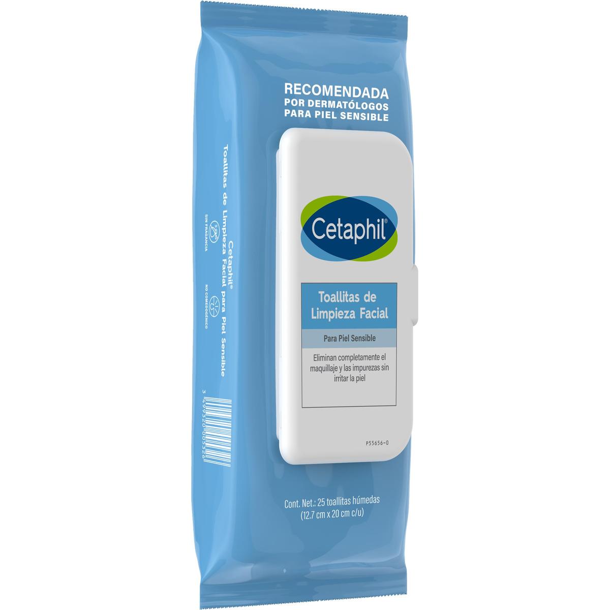 Cetaphil Toallitas de Limpieza Facial 25 toallitas image number null