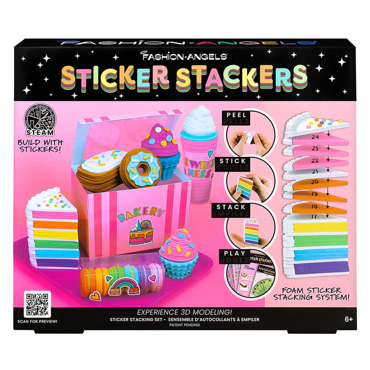 Set Stickers Stackers Bakery Fashion Angels image number null