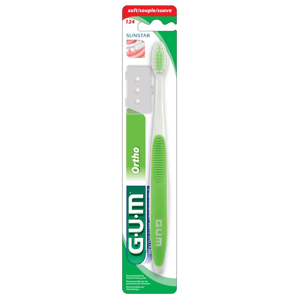 Cepillo Dental Gum Para Ortodoncia 124 image number null