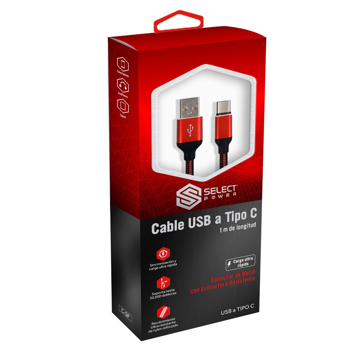 Cable Select Power Tipo C a USB image number null
