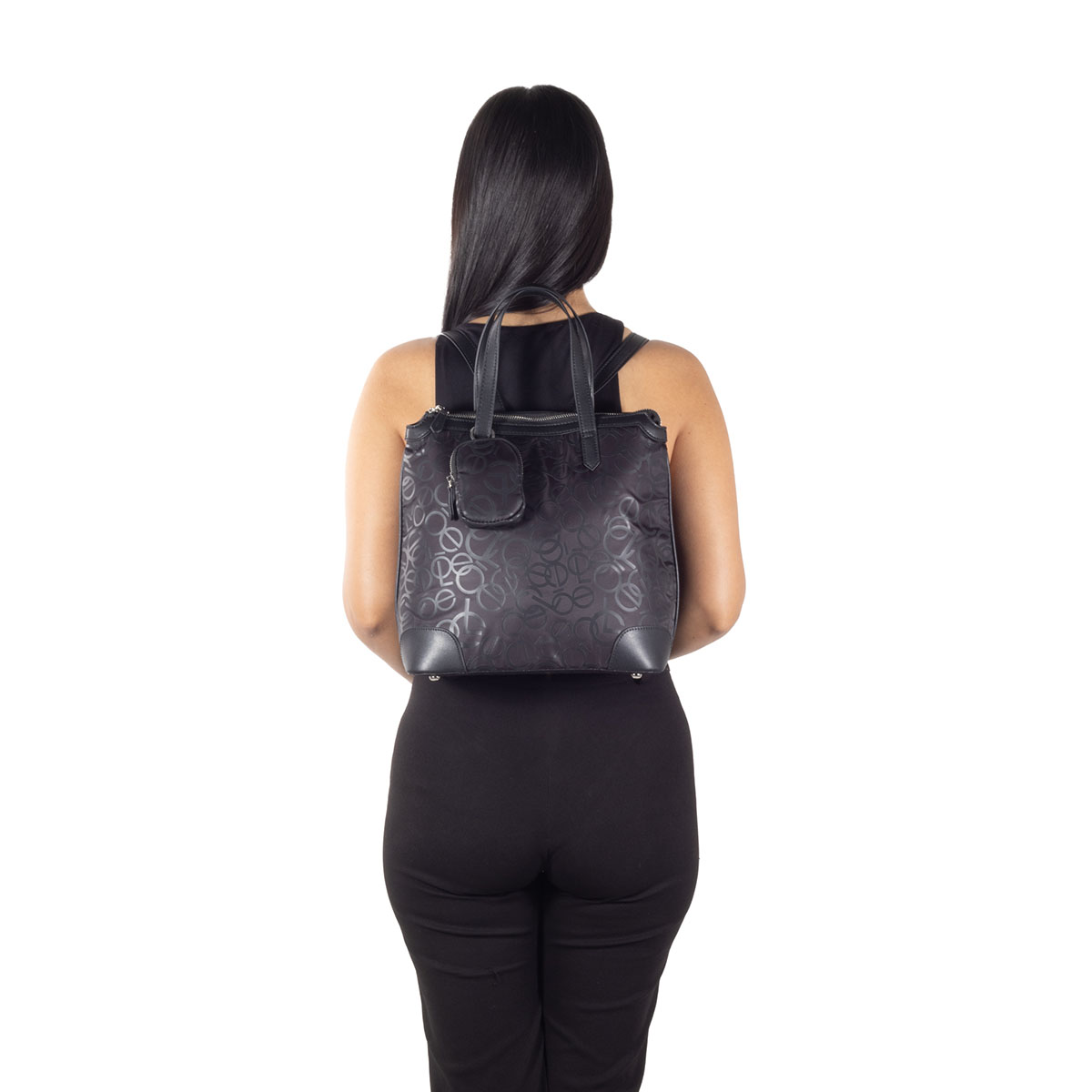 Bolso Backpack Cloe Negro para Mujer image number null
