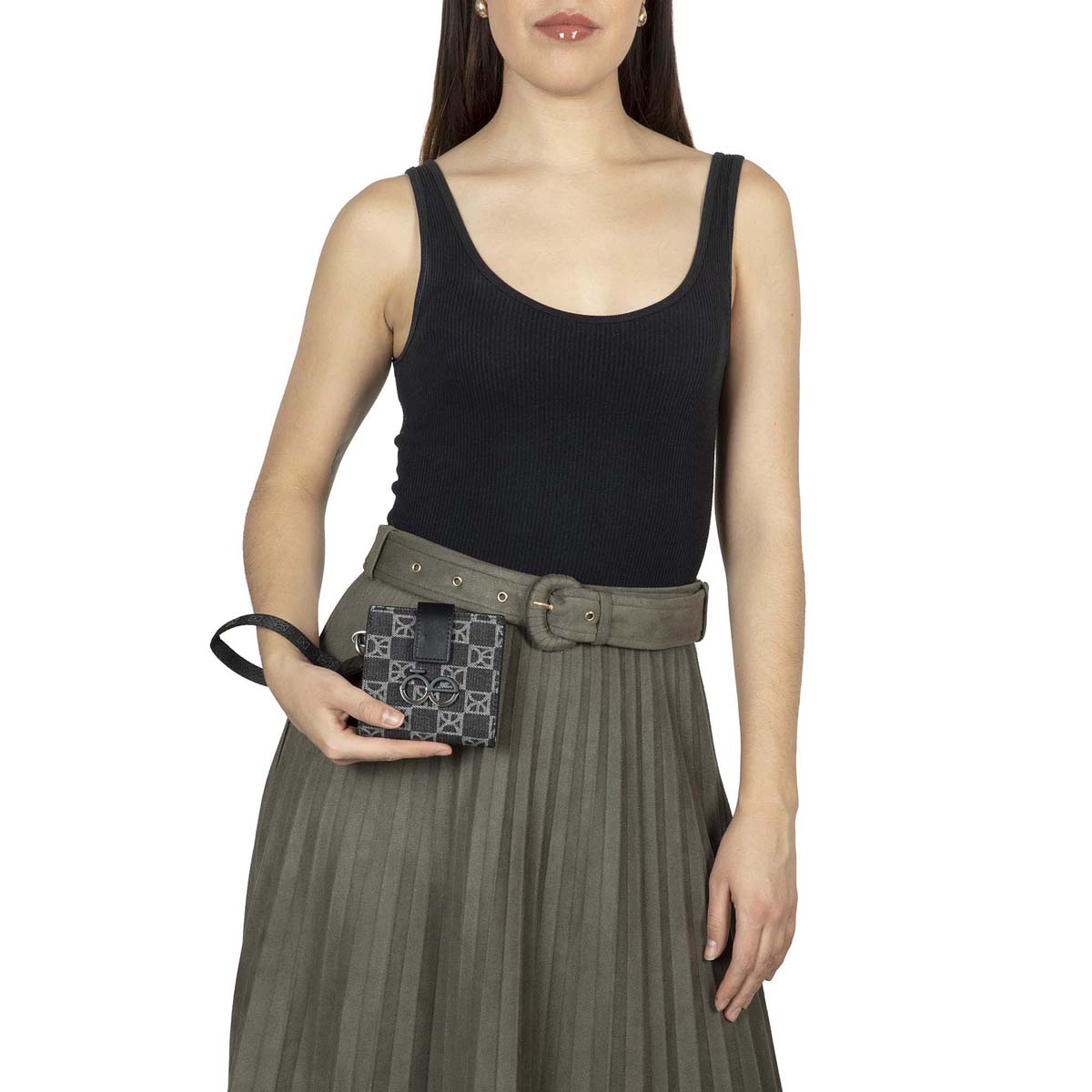 Billetera Hibrida Cloe Negro image number null