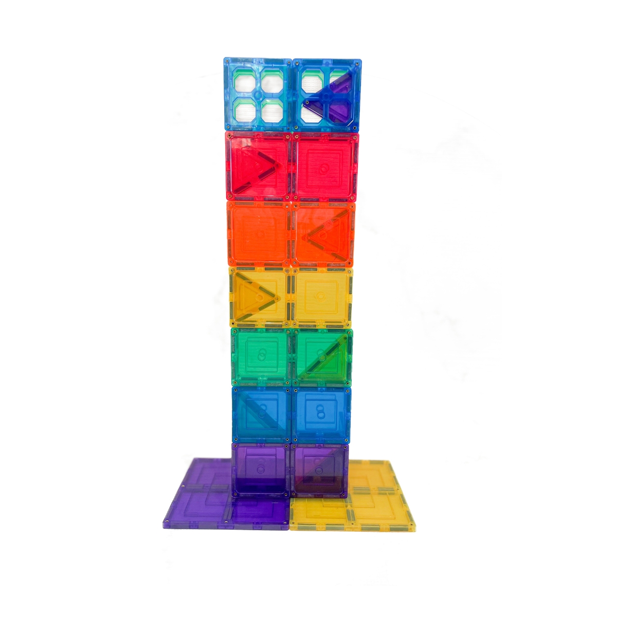 Set Mosaicos Magn&eacute;ticos Base 64 Piezas Learn & Grow Toys image number null