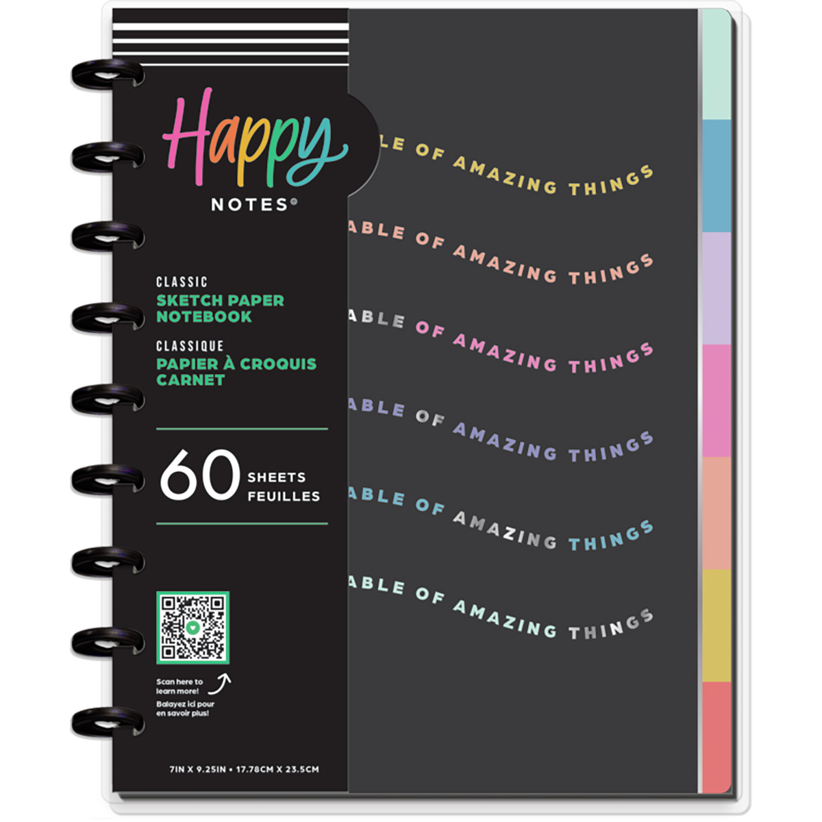 Cuaderno Thp Happy Brights Classic Notebook Npc-040 Happy Planner  Happy Planner image number null