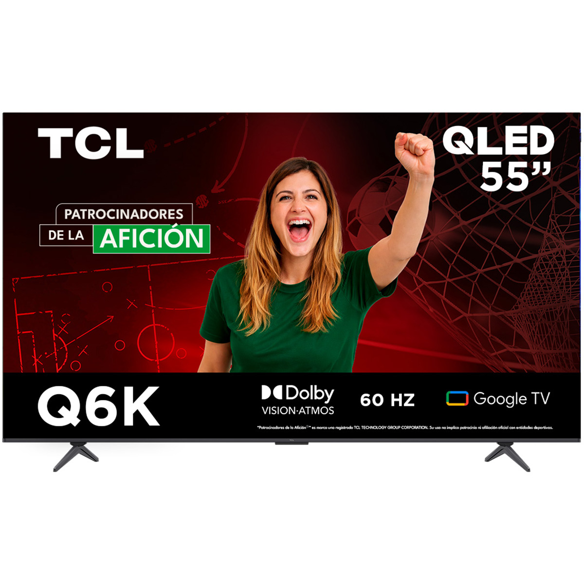 Pantalla Qled TCL de 55 Pulgadas 4K GTV 55q6k image number null