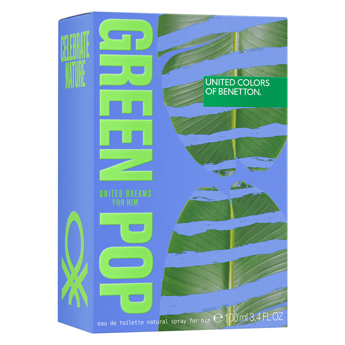 Eau de Toilette Benetton United Dreams Green Pop 100 ml para Hombre image number null