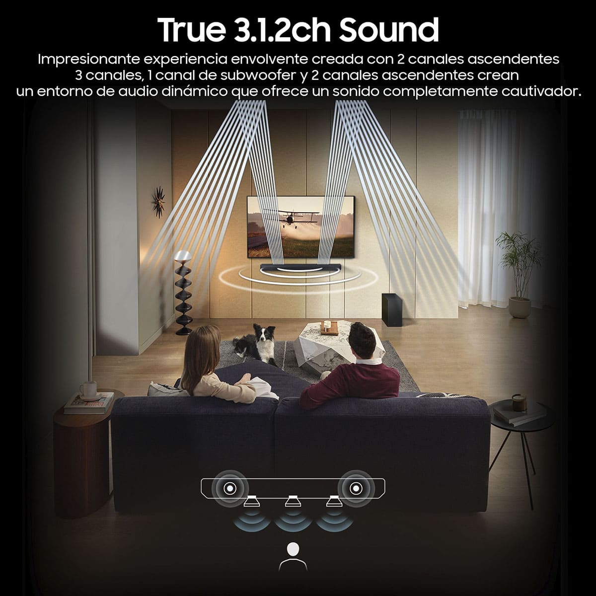 Barra de Sonido Samsung HW-Q600CZX 3.1.2 CH image number null