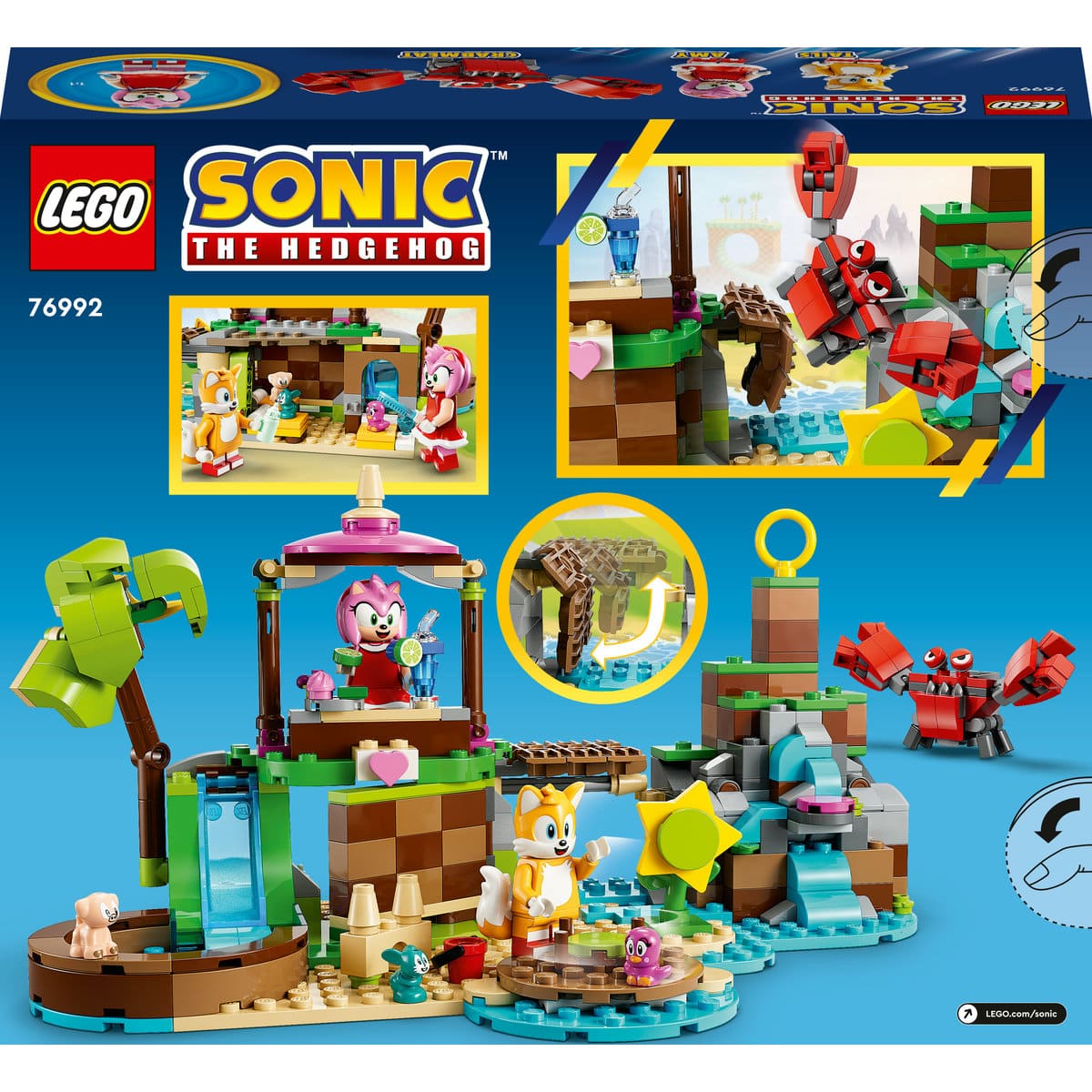 Isla de Rescate de Animales de Amy LEGO Sonic the Hedgehog™ image number null