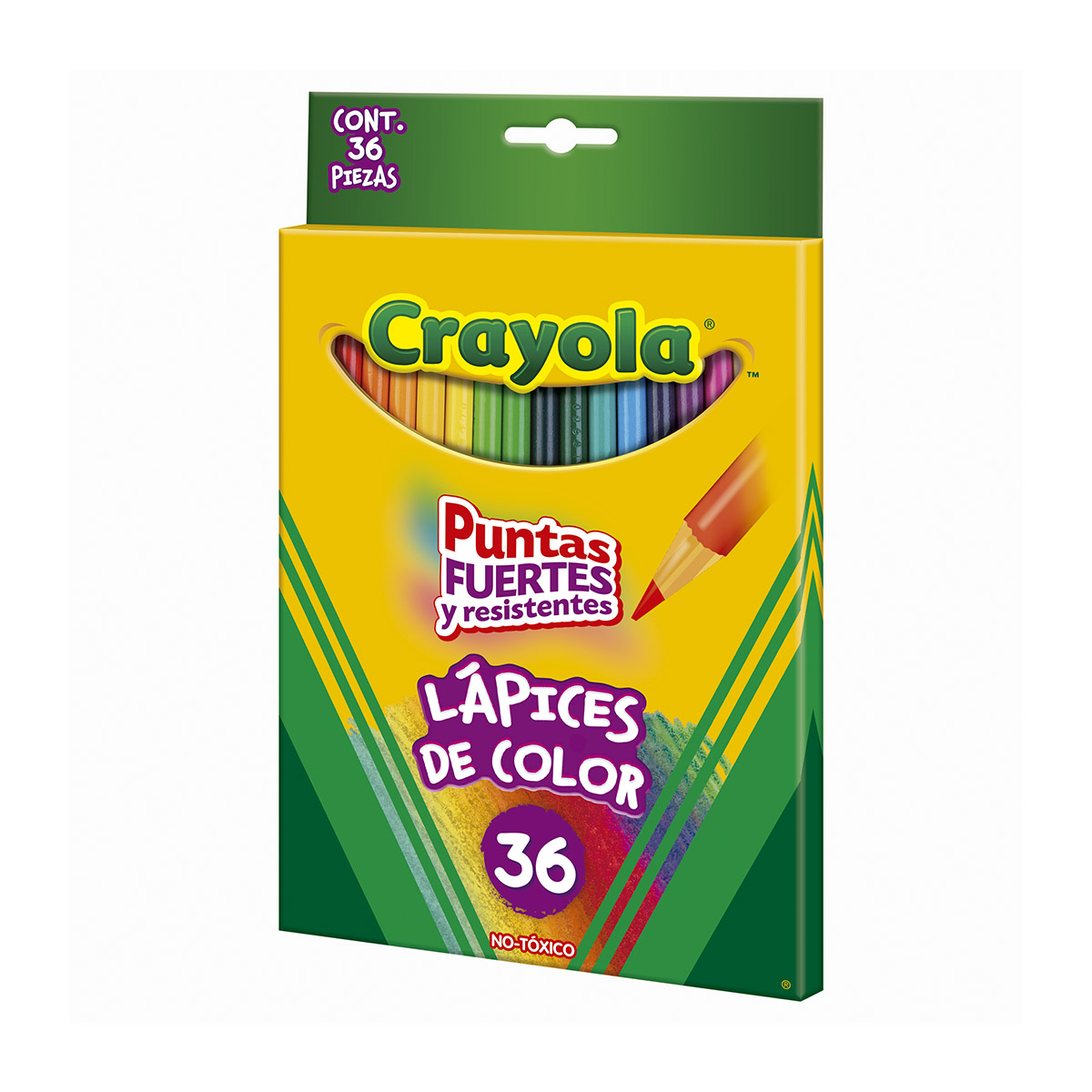 36 l&aacute;pices CRAYOLA de color con sacapuntas image number null