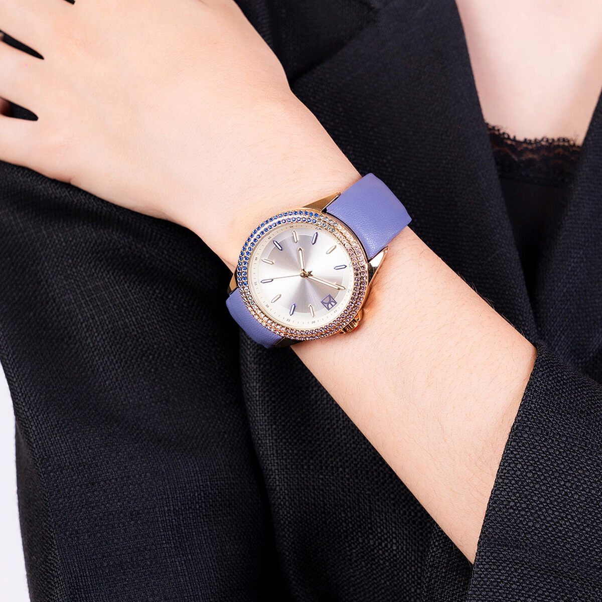 Reloj Cloe para Mujer OE2505-PRP image number null