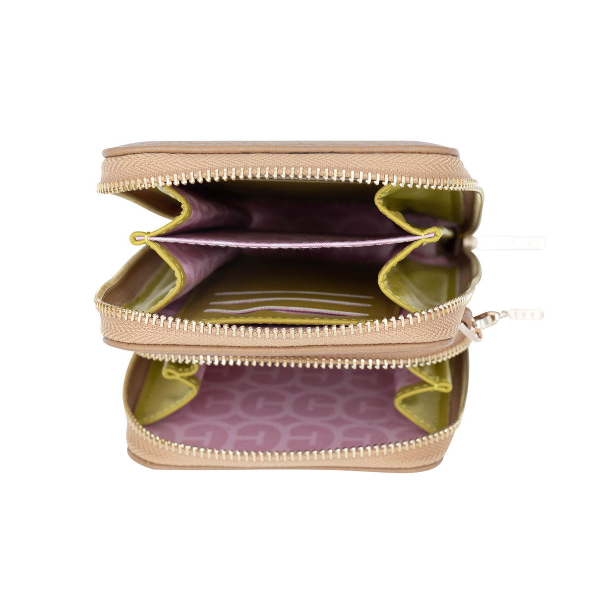 Cartera Crabtree Caf&eacute; para Mujer image number null