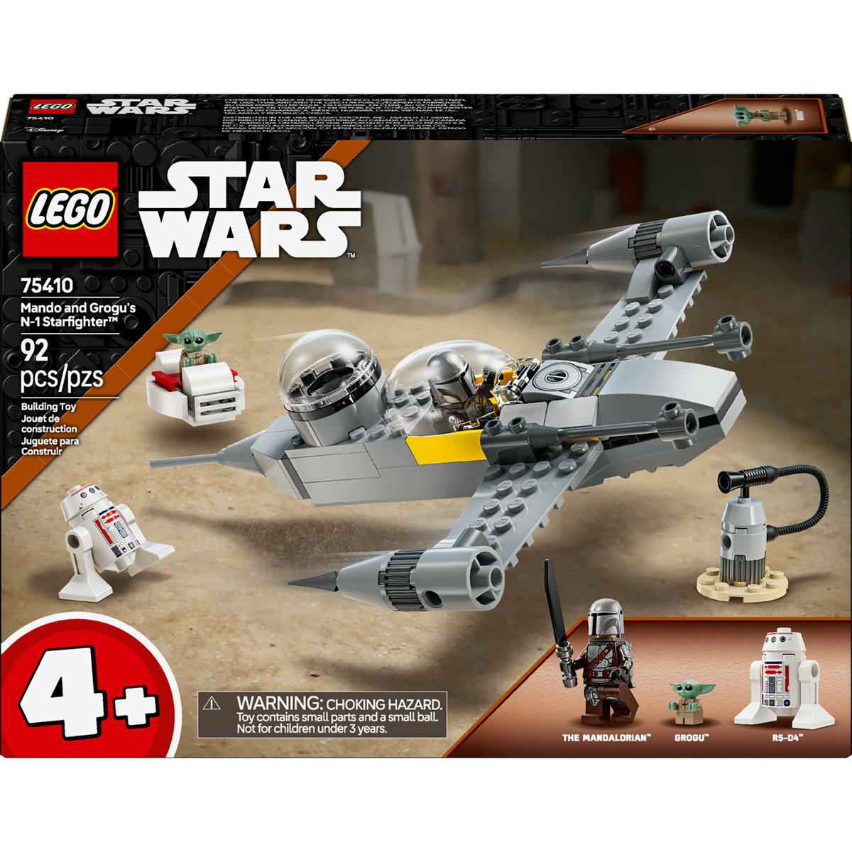 LEGO&reg; Caza Estelar N-1 de Mando y Grogu image number null