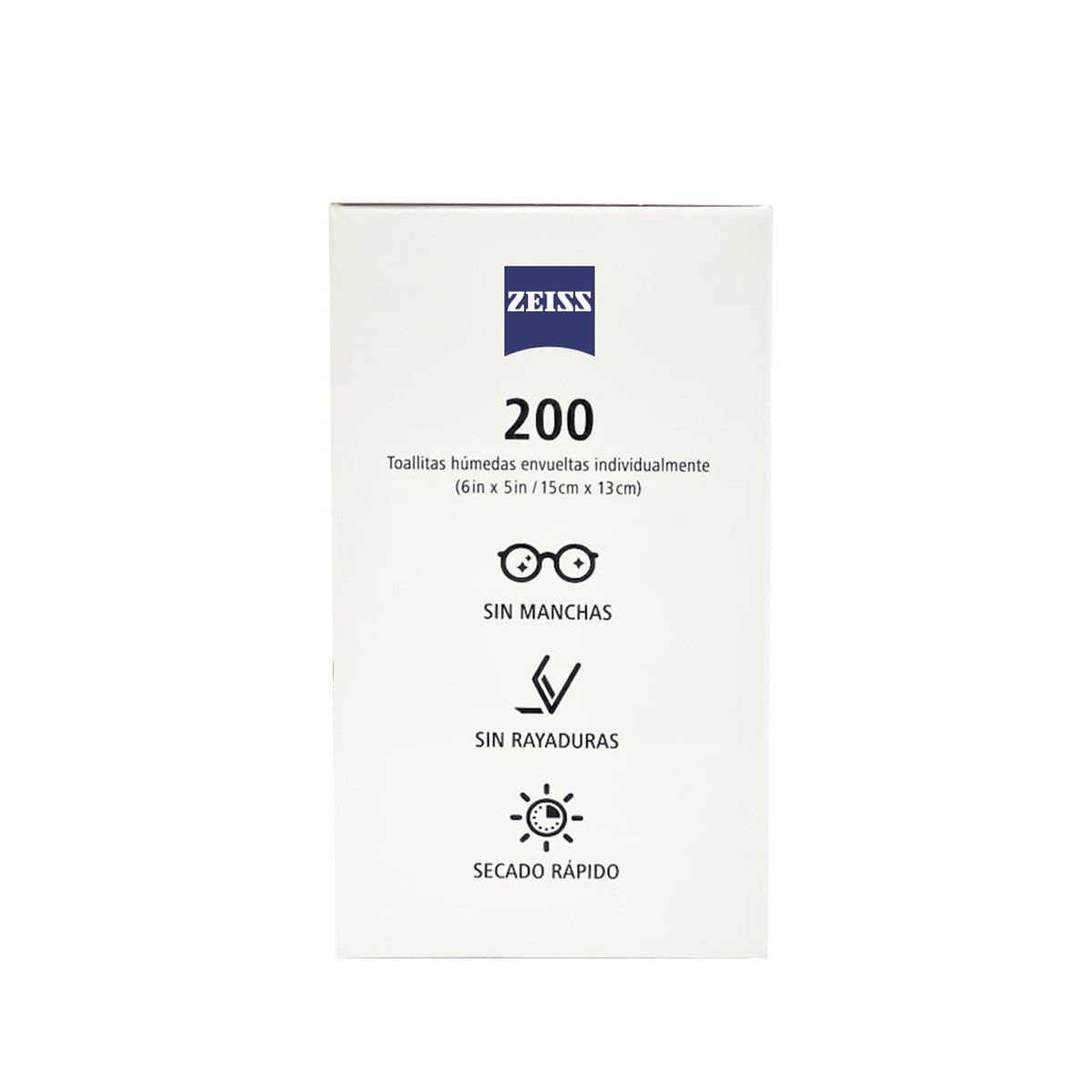 Lens Wipes Toallitas para lentes 200 pzas image number null