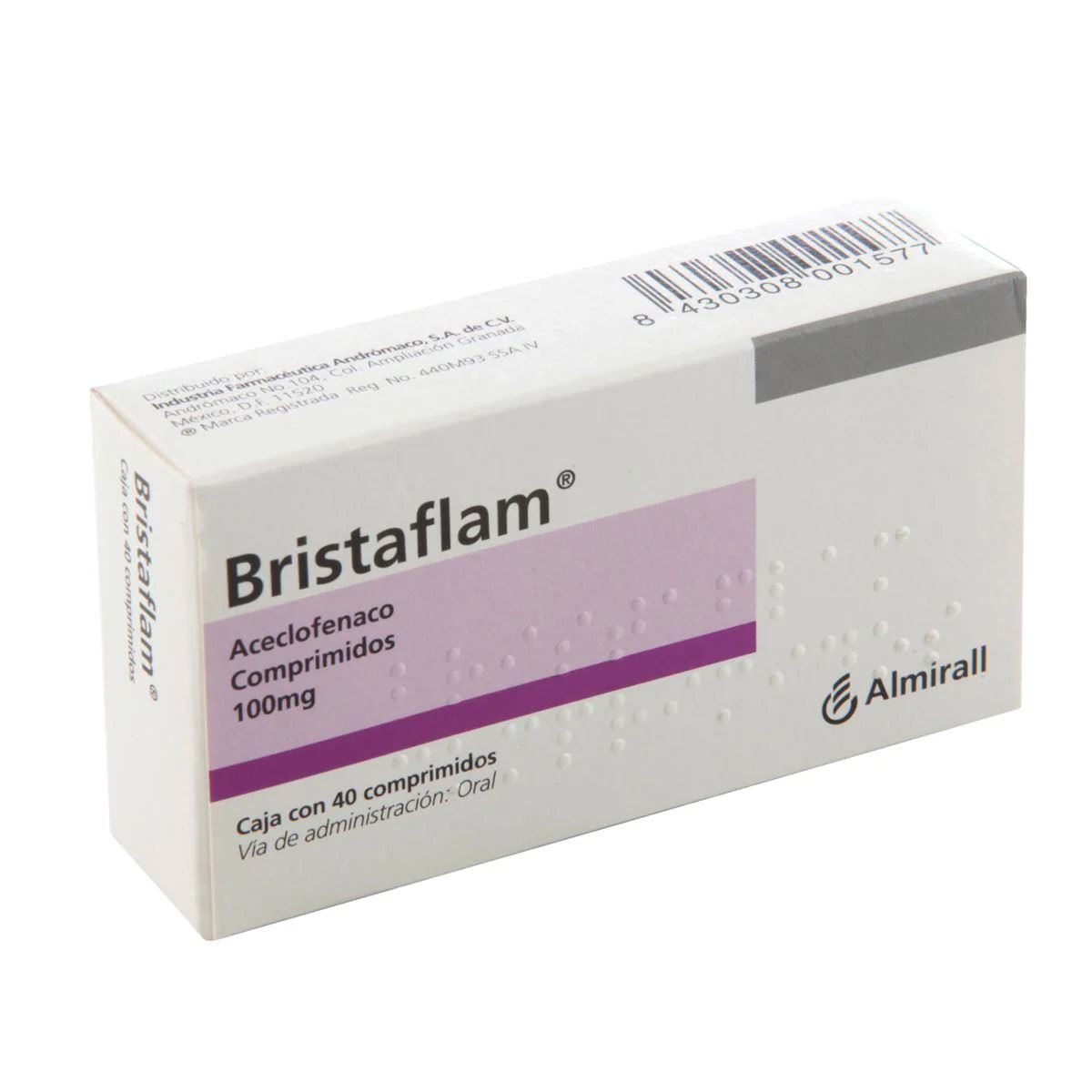 Bristaflam t 40 100mg image number null