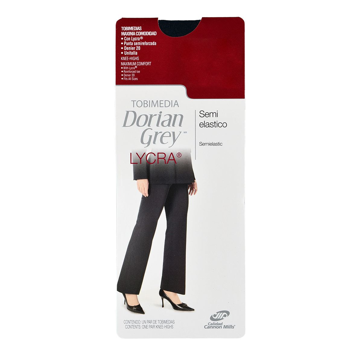 Tobimedia Dorian Grey Lycra semi elástico 258 unitalla azul marino dama image number null