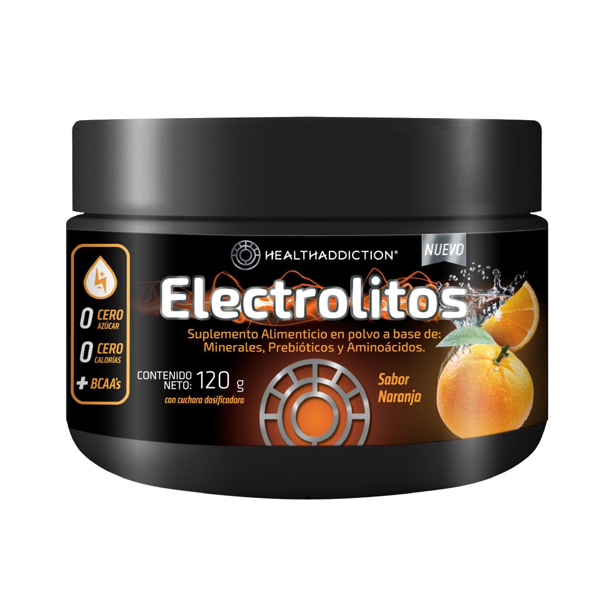 Electrolitos Naranja Healthaddiction 120gr image number null