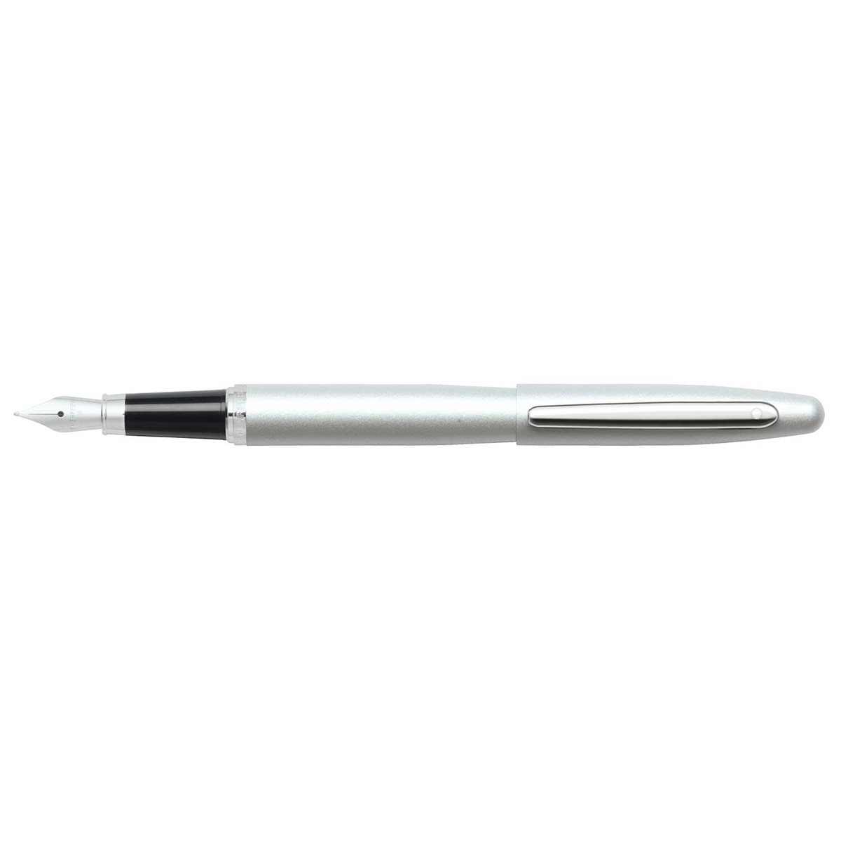 Pluma fuente  vfm plateado ct punto mediano Sheaffer image number null