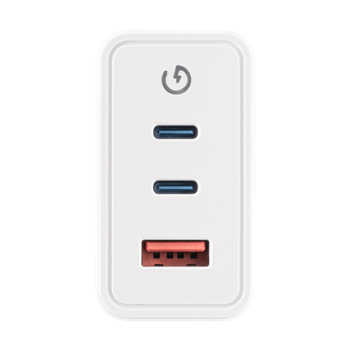 Cargador de Pared Mobo 65W 2 USB C 1 USB A Blanco Brisk image number null