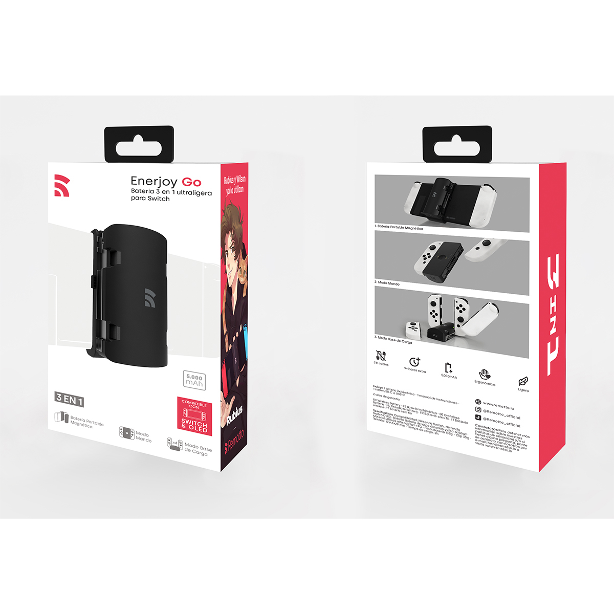 Bater&iacute;a Recargable Remotto E PRO 5,000 mAh NSW image number null