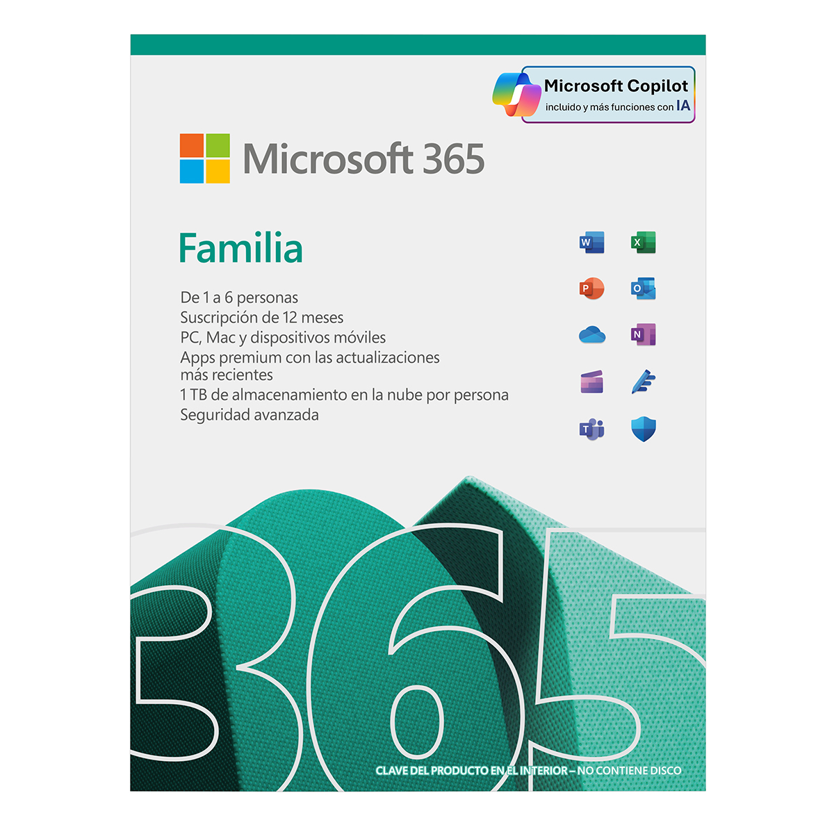 Microsoft 365 Familia (12 meses) image number null