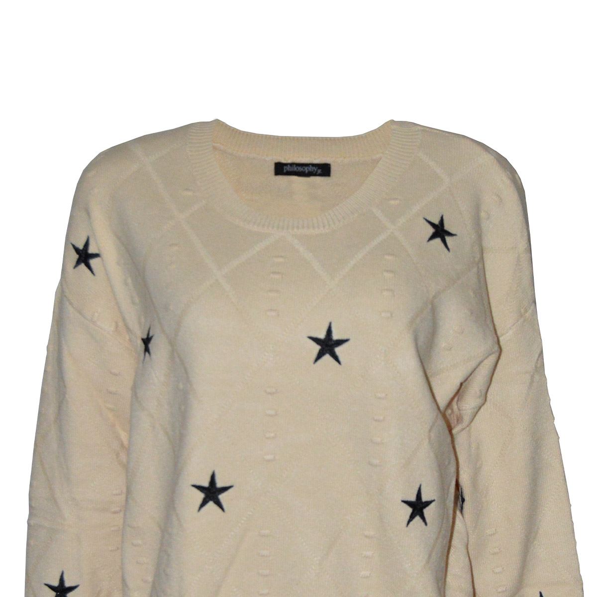 Suéter con Estrellas Philosophy Talla Grande para Mujer image number null