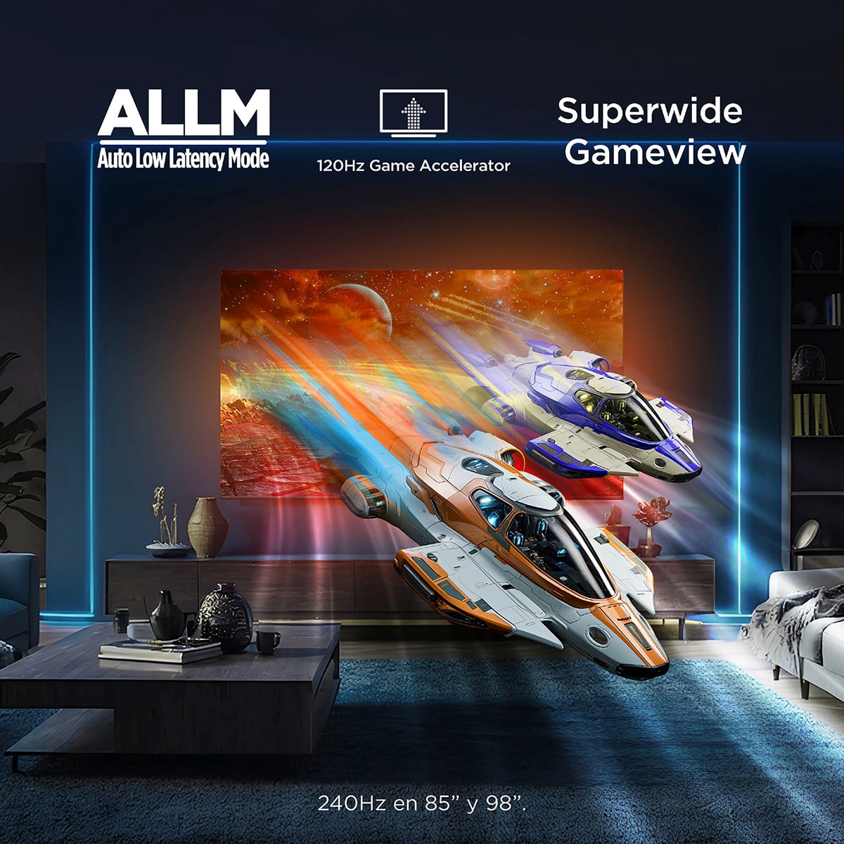 Pantalla TCL de 55 Pulgadas QLED 4K 55Q651G image number null