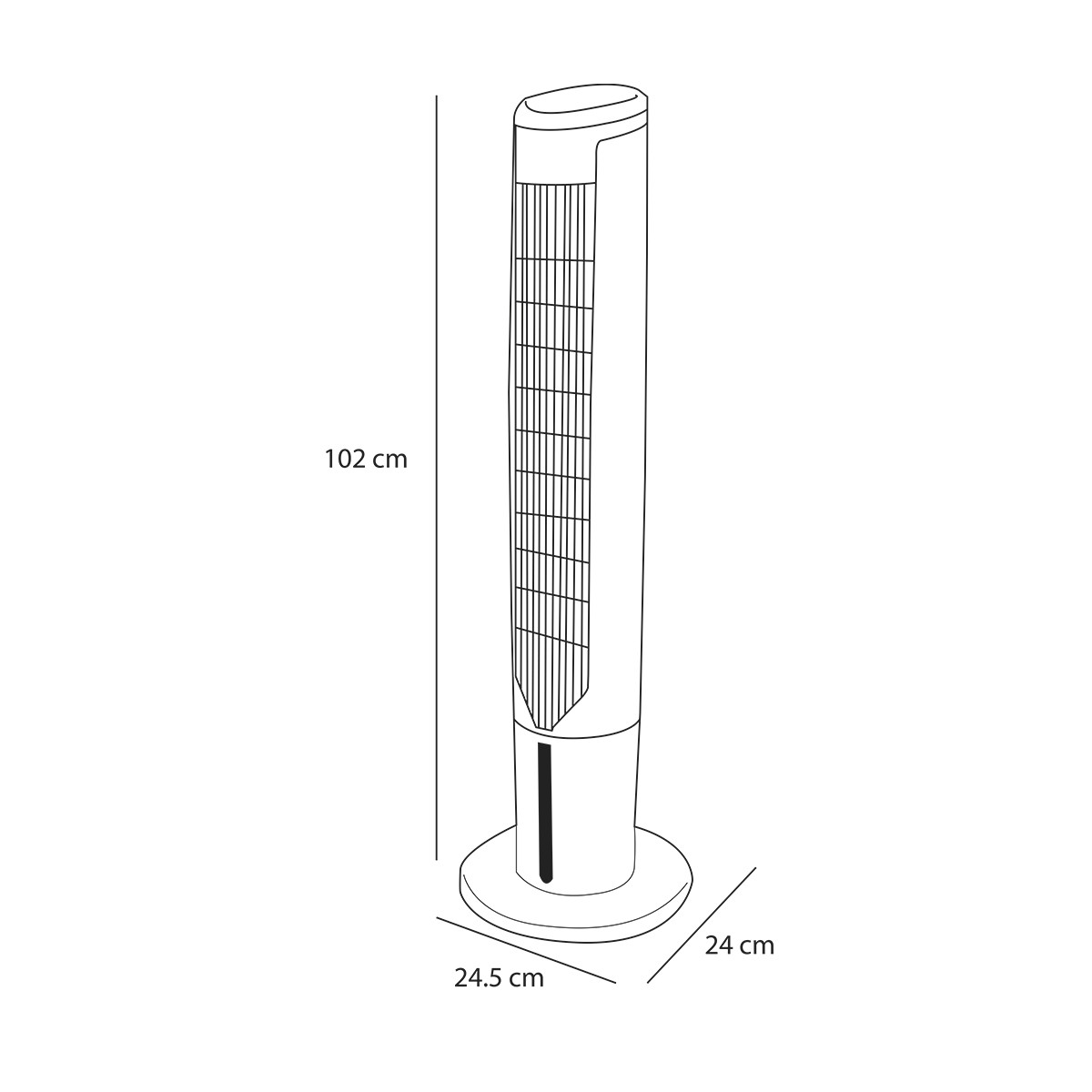Enfriador De Aire 4 Lt 3vel Timer 9hr Ioniza  0410bd Dace image number null