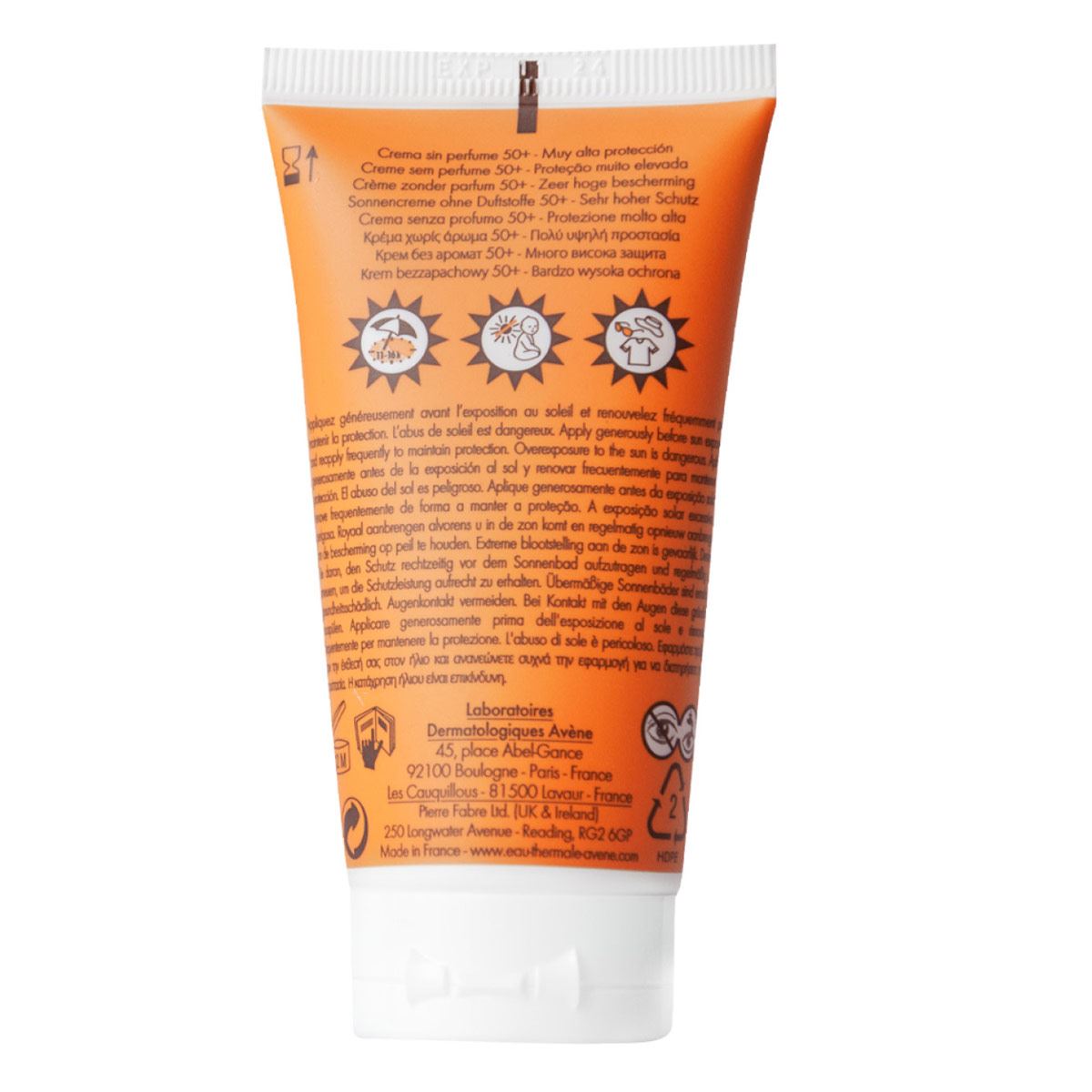 Avène Crema con Protector Solar FPS50+ sin perfume 50ml image number null