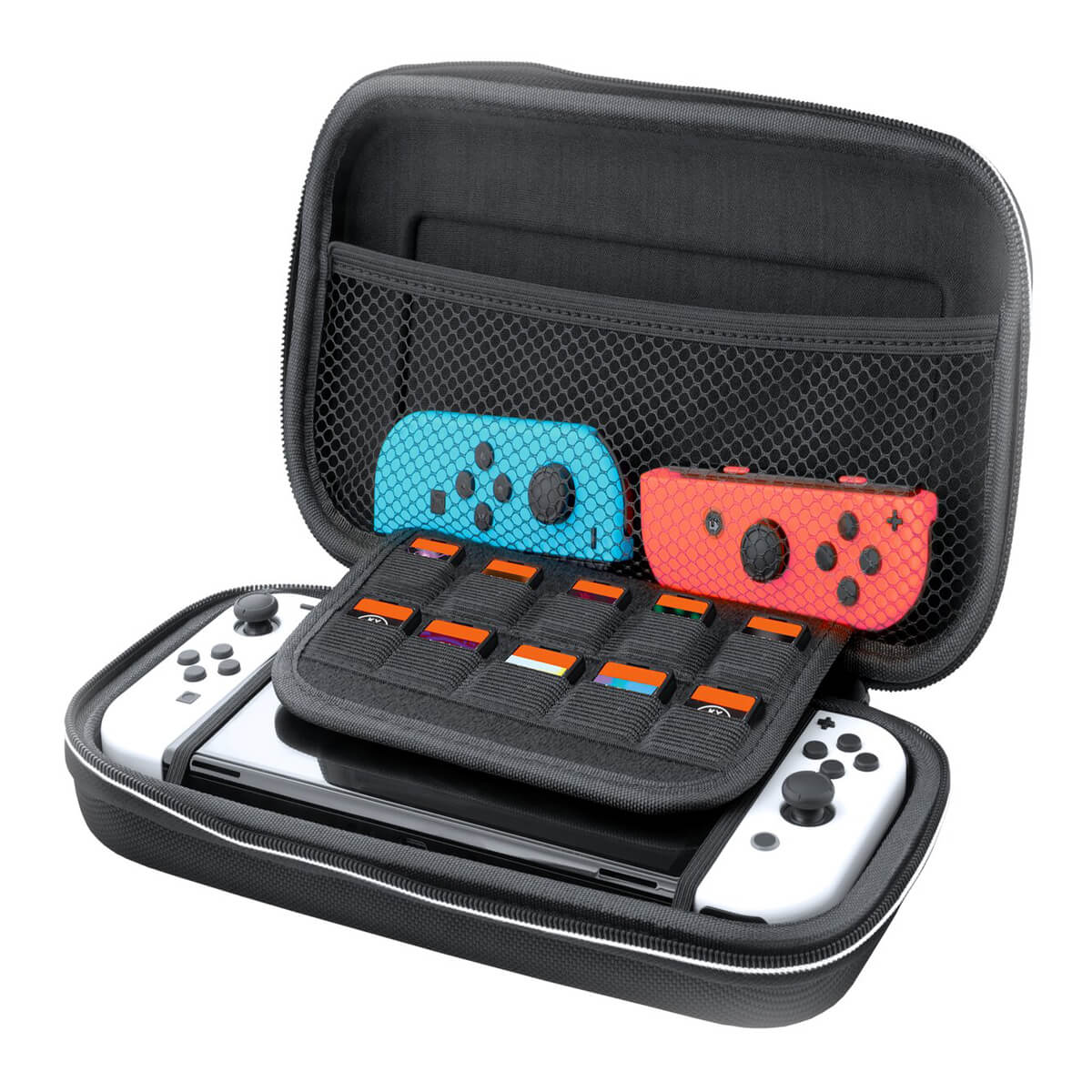 Nintendo Switch Guardian Pack Oled Bundle Mica Y Case Negro image number null